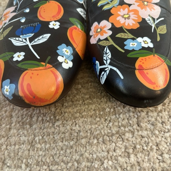 Alepel Floral Leather Mules - size 10 - Picture 10 of 10
